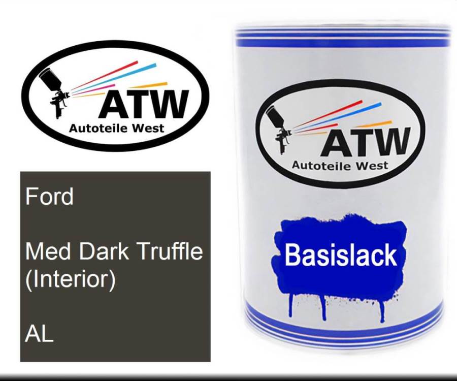 Ford, Med Dark Truffle (Interior), AL: 500ml Lackdose, von ATW Autoteile West.